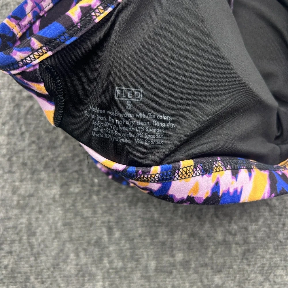 Fleo Reinette Sports Bra Small Racerback Multicolor